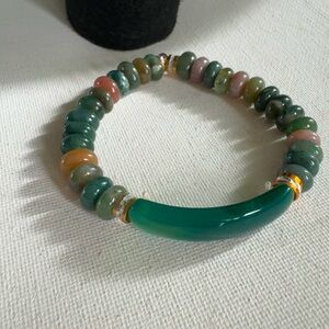 Bracelet Green Agates Bracelet